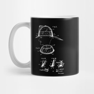 Headgear Vintage Patent Drawing Mug